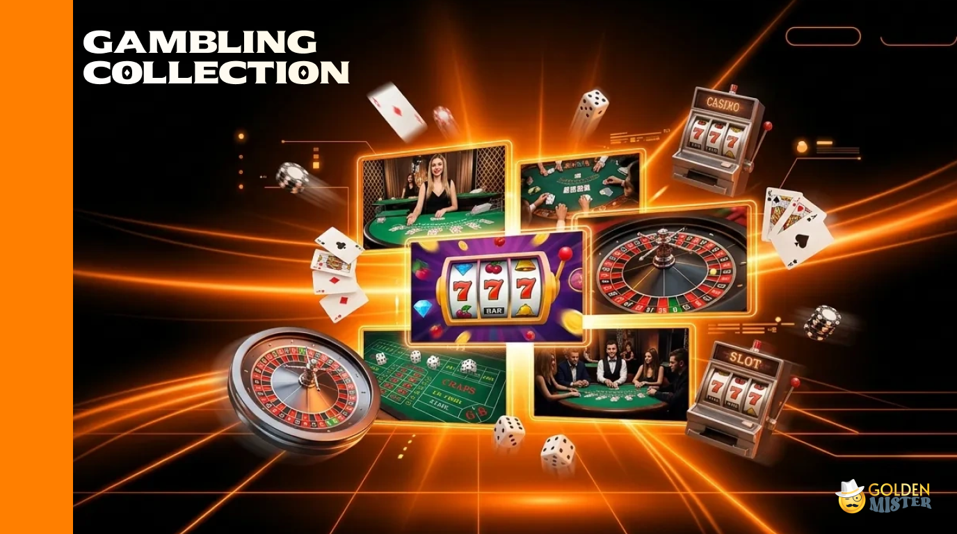 Golden Mister UK Casino has a large collection of gambling games